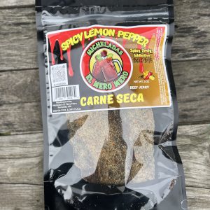Spicy Lemon Pepper Carne Seca - Beef Jerky